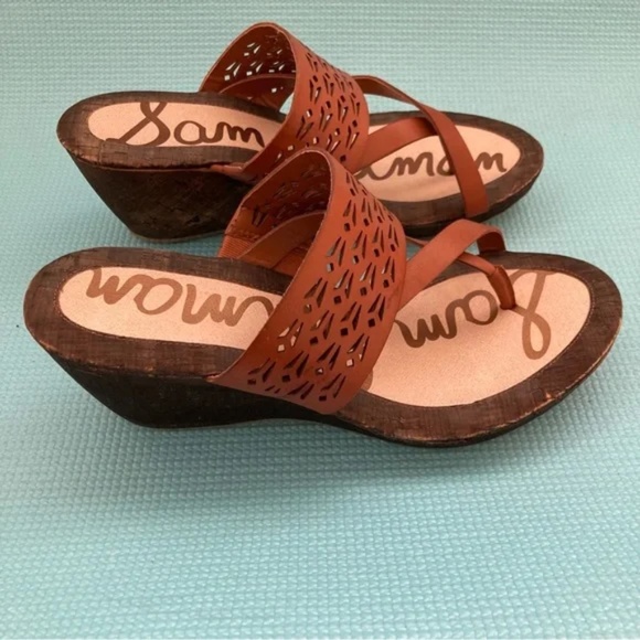 Sam Edelman Nylee Platform Wedge Sandals size 8 - Picture 1 of 8